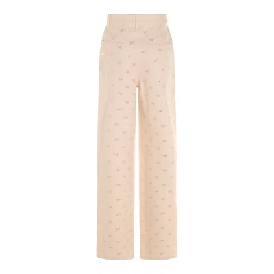 Self-portrait Jeans Light And Natural In Neutral