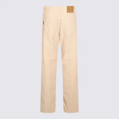 Haikure Corduroy-textured Cotton Trousers In Nude