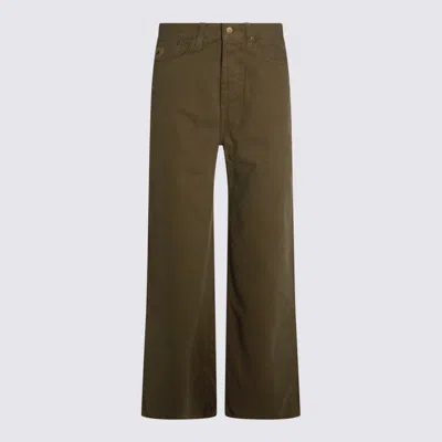 Lois Jeans Milatary Denim Cotton Jeans In Brown