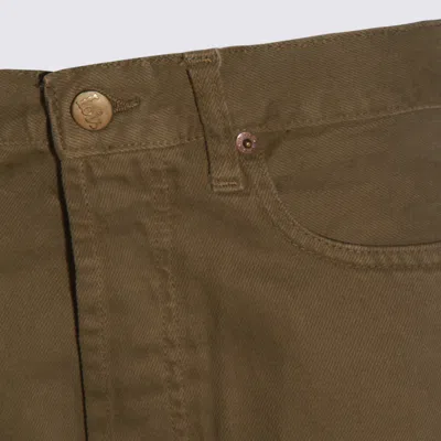 Lois Jeans Milatary Denim Cotton Jeans In Brown