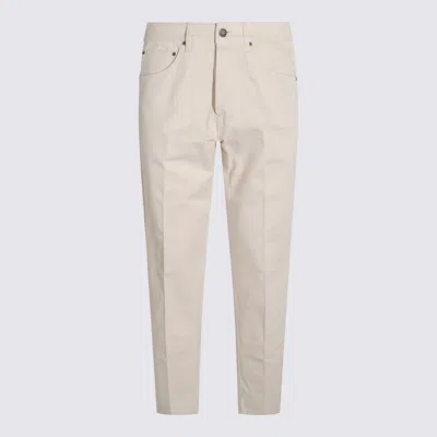 Lardini Button-fly Cotton Jeans In Neutral