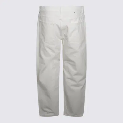 Golden Goose White Cotton Denim Jeans In White