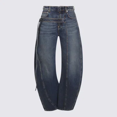 Jean Paul Gaultier Relaxed-fit Low-rise Jeans With Unique Side Zipper In Blue