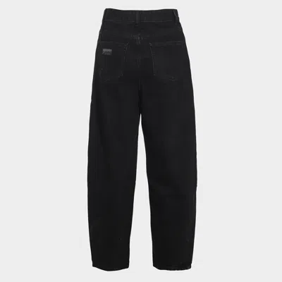 Ganni Jeans Washed Black In Black