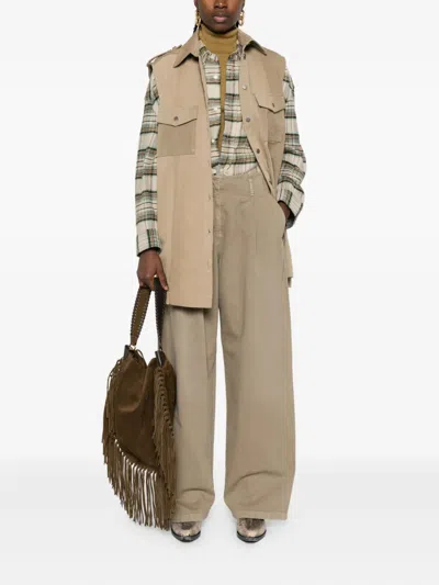 Golden Goose Journey Osanne Shirt Dress Clothing In Brown