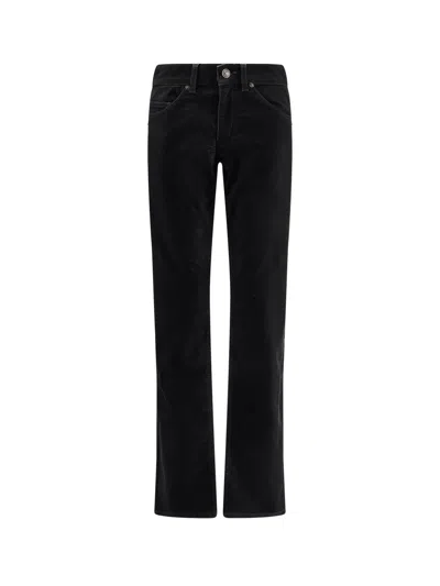 Isabel Marant Étoile Kelsie Five Pocket Trousers With Belt Loops In Black