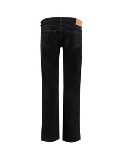 Isabel Marant Étoile Kelsie Five Pocket Trousers With Belt Loops In Black