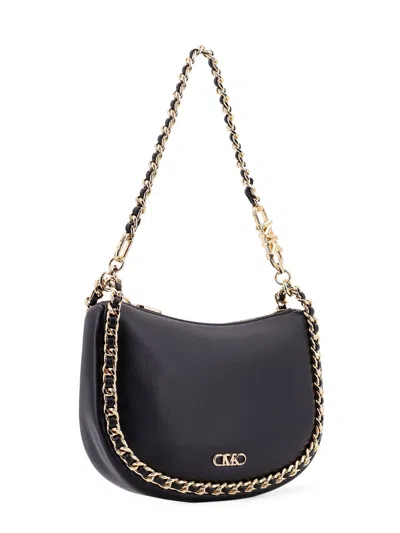 Michael Kors Kendall Leather Shoulder Bag With Frontal Monogram