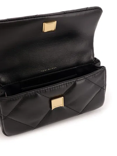Tory Burch Kira Leather Wallet With Shoulder Strap