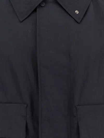 Laminar Nylon Jacket With Maxi Pockets In Blue