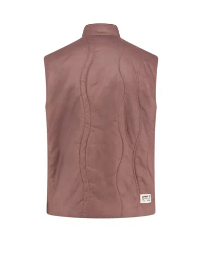 Laminar Padded And Quilted Sleeveless Jacket In Brown