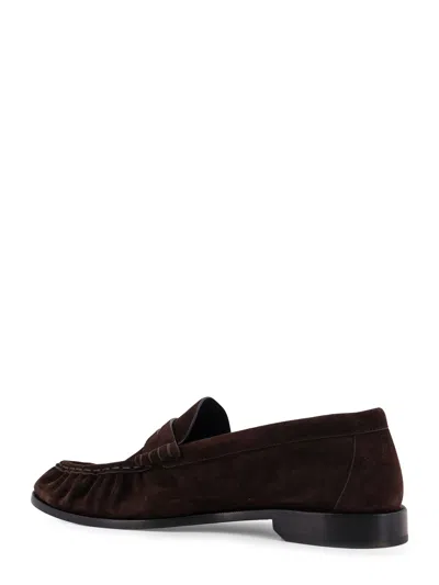 Saint Laurent Le Loafer 15 Moc Suede Loafers