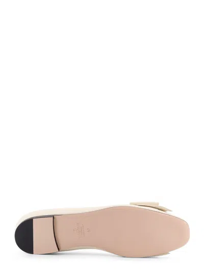 Valentino Leather Ballerinas Featuring Bow Detail