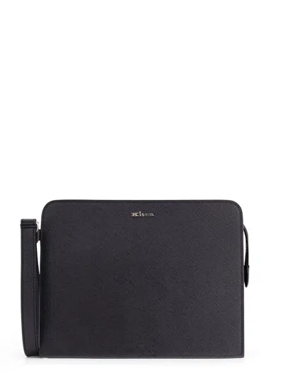 Kiton Ciro Paone Leather Clutch