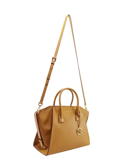 Michael Kors Leather Handbag With Frontal Logo