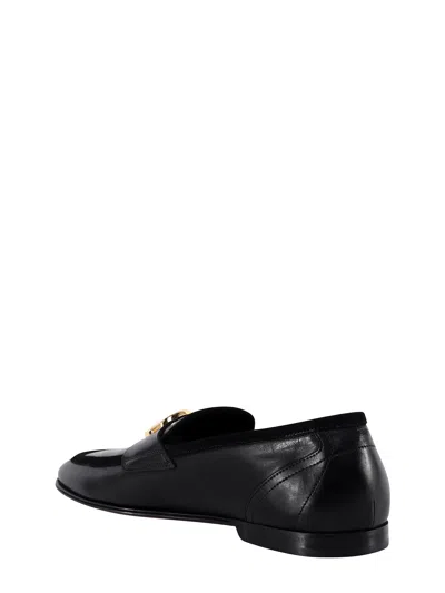 Dolce & Gabbana Black Hardware Loafers