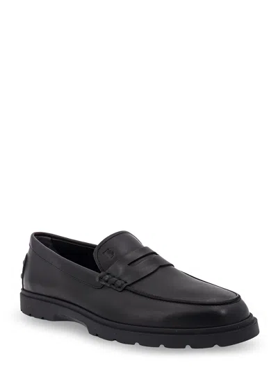 Tod's Leather Moccasin With Mask