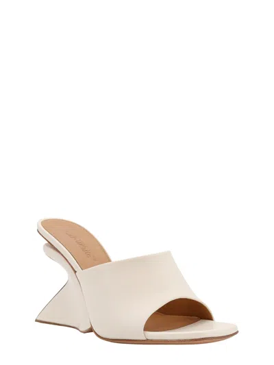 Off-white Jug Leather Wedge Mules