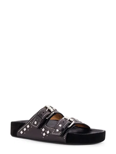 Isabel Marant Leather Sandals With All-over Stud Detail