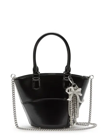 Self-portrait Leather Shoulder Bag With Charms