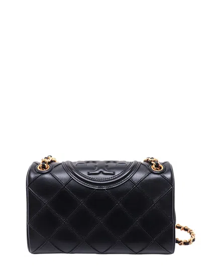 Tory Burch Leather Shoulder Bag With Embossed Logo
