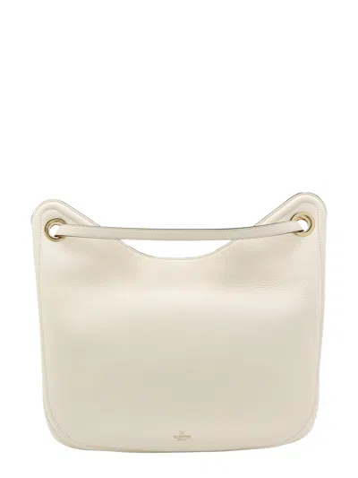 Valentino Leather Shoulder Bag With Vlogo Signature Detail