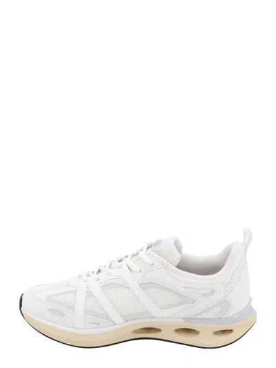 Valentino Garavani White Leather And Fabric Vlogo Easyjog Sneakers