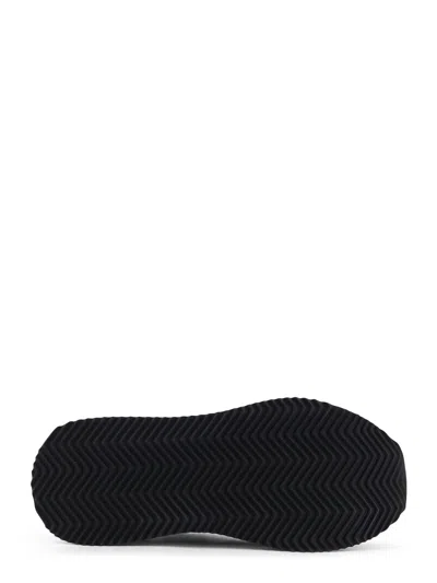 Dolce & Gabbana Dg Cushion Sneakers In Calfskin And Fabric In Multi