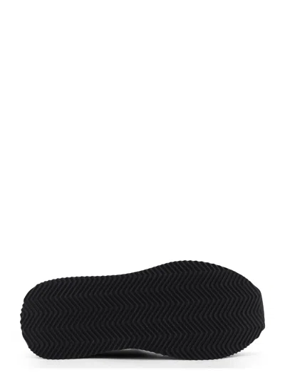 Dolce & Gabbana Low-top Nylon Sneakers With Leather Inserts In White