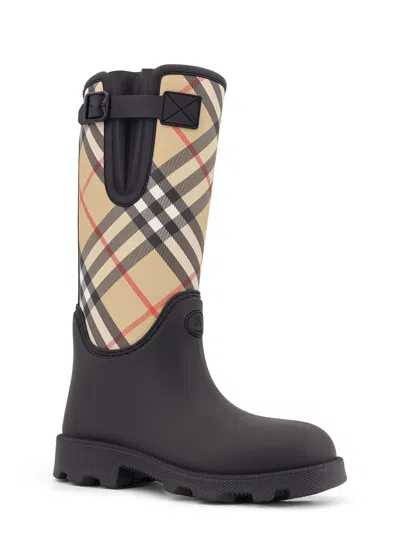 Burberry Giorgio Brato Giubbotto Con Cappuccio In Montone In Black