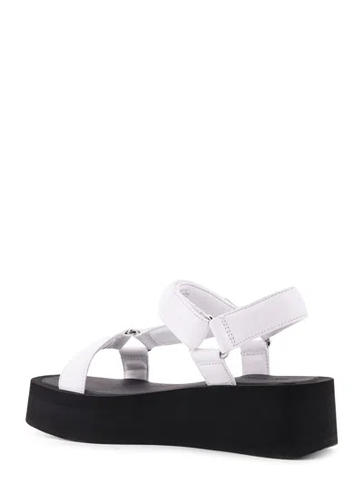 Tory Burch Mellow Leather Wedge Sandals