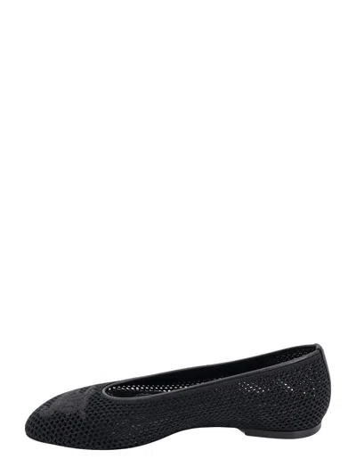 Burberry Mesh Ballerinas With Ekd Detail