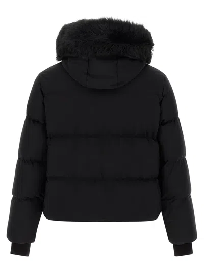 Moose Knuckles Misti Puffer Down Jacket In Black