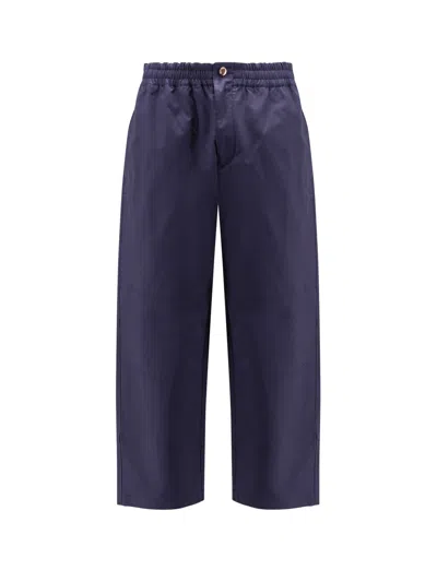 Moncler Genius Moncler X Gilga Farm Designed By Donald Glover Cotton Blend Trousers In Blue