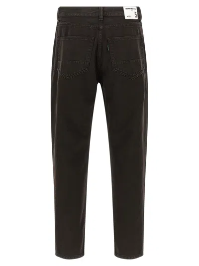 Department Five Musso Used-effect Cotton Jeans In Black