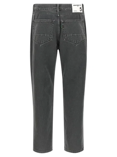 Department Five Musso Logo-patch Jeans In Gray
