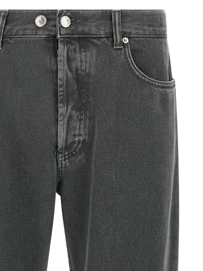 Department Five Musso Logo-patch Jeans In Gray