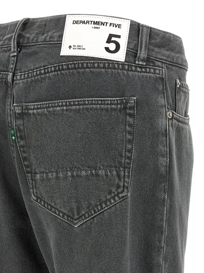 Department Five Musso Logo-patch Jeans In Gray