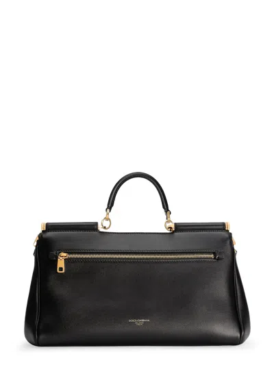 Dolce & Gabbana My Sicily Leather Shoulder Bag
