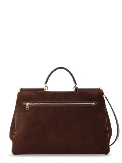 Dolce & Gabbana My Sicily Suede Shoulder Bag