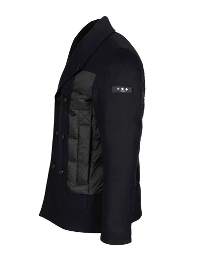 Tatras Nardus Peacoat Wool Beaver Coats Blue In Blue