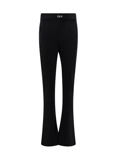 Off-white Off White Women Nylon Leggings In Black