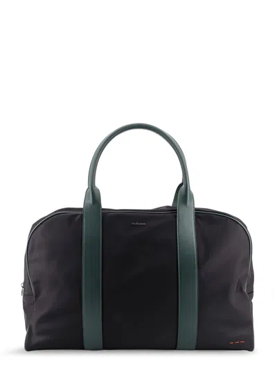Kiton Ciro Paone Logo Nylon Travel Bag