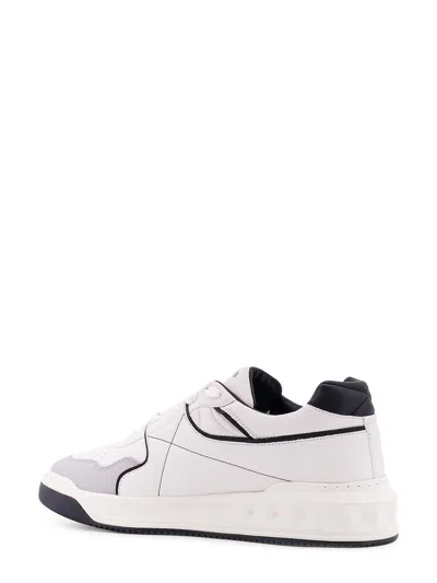 Valentino Low-top One Stud Sneakers In White
