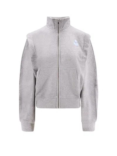 Isabel Marant Étoile Marant Etoile Women Organic Cotton Blend Sweatshirt In Gray
