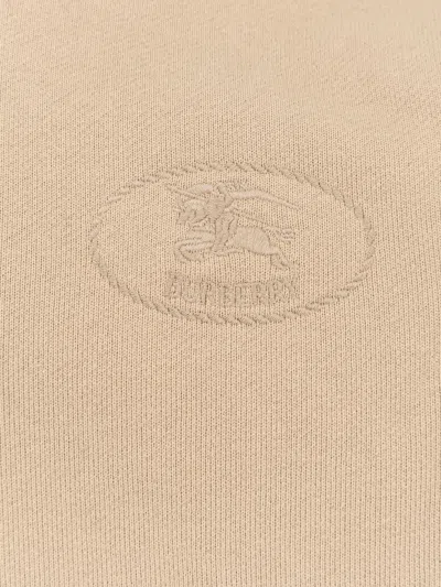 Burberry Organic Cotton Half-zip Sweater In Neutral