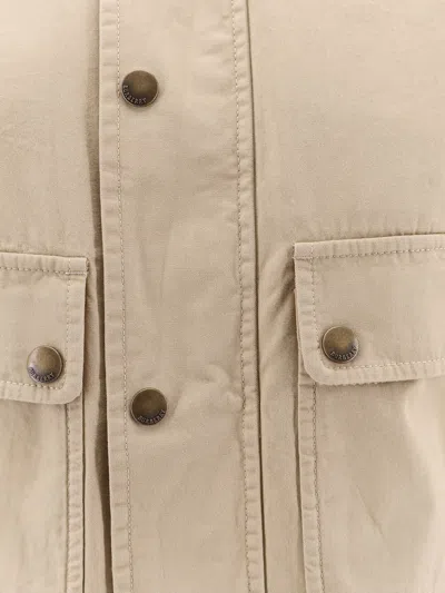 Burberry Beige Cropped Cotton Jacket