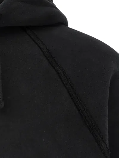 Stone Island Organic Cotton Sweatshirt In Black
