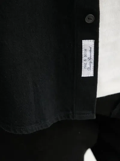 Rag & Bone Long Sleeve Shirt In Black