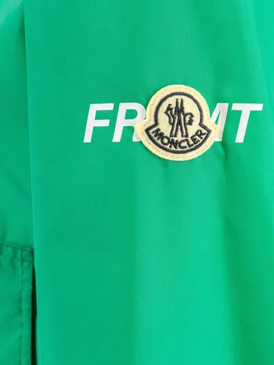 Moncler Genius Ostria 7 Moncler Frgmt Hiroshi Fujiwara Jacket With Maxi Print In Green